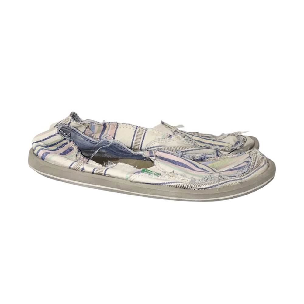 SANUK Women's Striped Slip On Loafers Size 6 - Picture 4 of 10